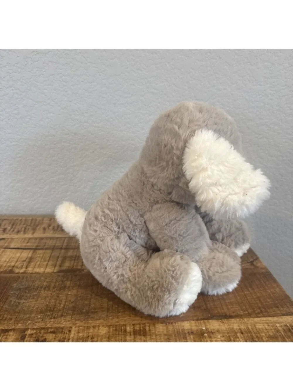 Bearington Collection Plush Puppy Soft 13 Toy Stuffed Animal Beige Tan Cream